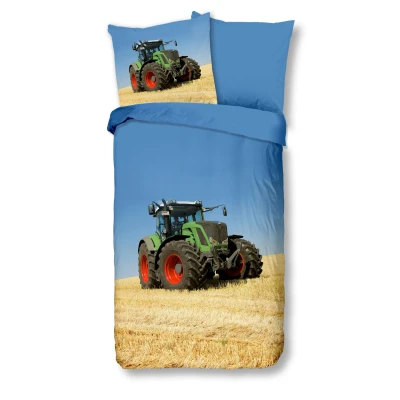 Afbeelding van Good Morning Kinderdekbedovertrek &quot;tractor&quot; Multi (135x200 cm) Katoen