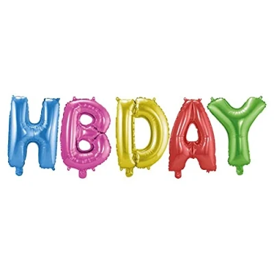 Afbeelding van Ballon folie set HAPPY BIRTHDAY