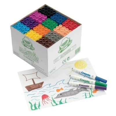 Afbeelding van CRAYOLA 10279.0030 Education klassenpak met 144 viltstiften Mini Kids
