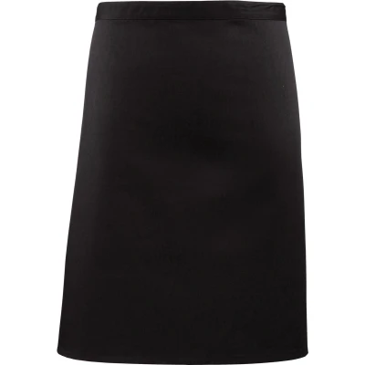 Afbeelding van Premier &#039;Colours&#039; Mid Length Apron PR151 Black