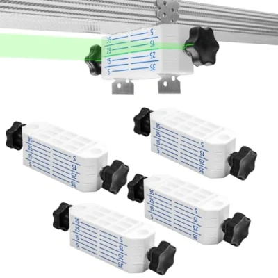Afbeelding van 4 stuks CD60 ES profielplafondnivelleringsbeugels voor gipsplaten