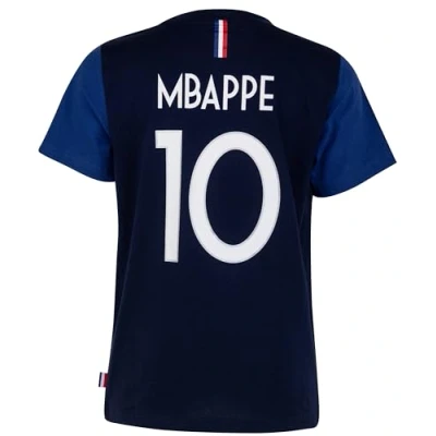 Afbeelding van FFF Kylian Mbappé T shirt officiële collectie van het Franse voetbalteam kindermaat jongens 10 jaar