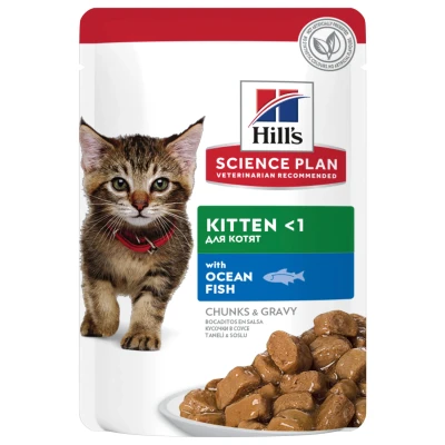 Afbeelding van Hill&#039;s Science Plan Kitten 24 x 85 g Zeevis