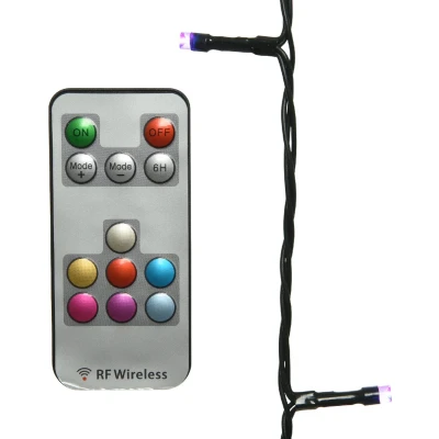Afbeelding van Slimme kerstboomverlichting LED met afstandbediening RGB W 9,9m 100 lampjes