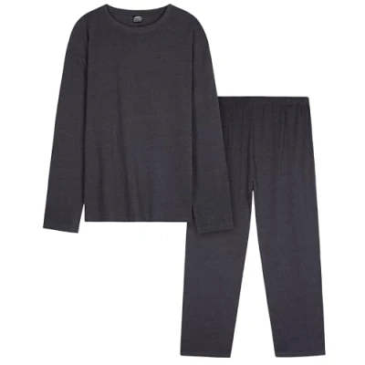 Afbeelding van CityComfort Lange pyjama voor heren en jongeren, 2 delig, Pijama set, cadeau heren, Marinier