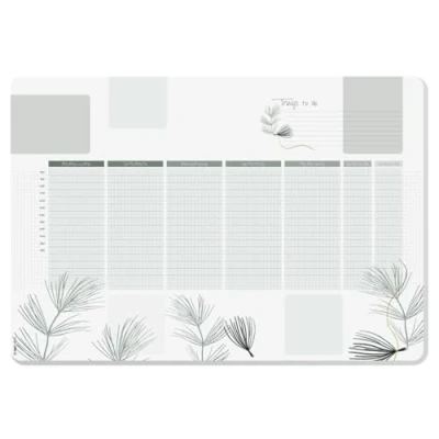 Afbeelding van Sigel designonderlegger weekplanner A2 Nature met to do list SI HO590
