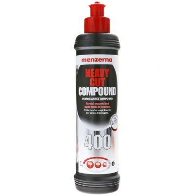 Afbeelding van Menzerna 400 Heavy Cut polijstpasta 250 ml