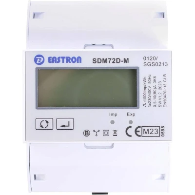 Afbeelding van Counttec SDM72DM kWh meter 3 fasen Digitaal 80 A Conform MID: Ja 1 stuk(s)