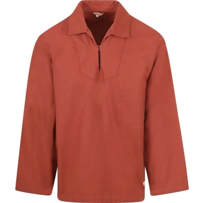 Afbeelding van Armor Lux Guilvinec Visserskiel Roest maat M Heren met Regular fit Pasvorm Katoen Suitable Herenkleding