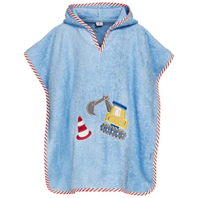 Afbeelding van Playshoes Digger Badjas voor kinderen, Maat: Large, Bleu