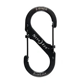 Afbeelding van NITE Ize NI LSB2 01 R3 Karabijn SideLock S Biner 2 50 mm x 22 8 1 stuk(s)