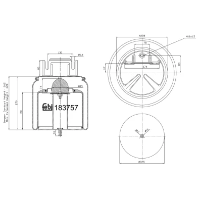 Afbeelding van Febi Bilstein Veerbalg 183757