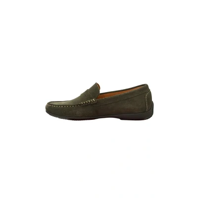 Afbeelding van Fluchos Mocassins, Heren, Maat: 46, Kaki Veloursleer