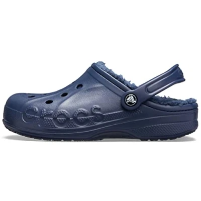 Afbeelding van Crocs Baya Lined klompen, uniseks, Marine.
