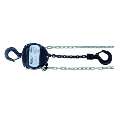 Afbeelding van Eurolite Chain Hoist 10M/1.0T Zwart