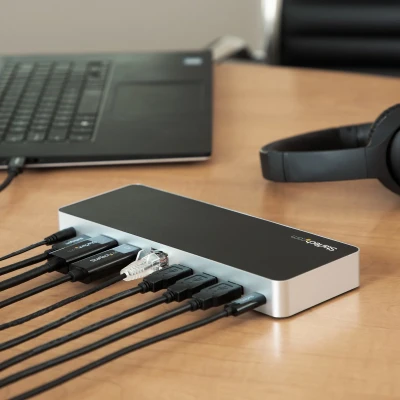 Afbeelding van StarTech USB C dockingstation 60W PD Windows Dual Monitor