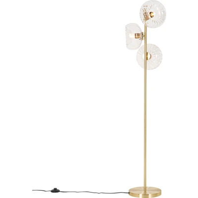 Afbeelding van QAZQA ayesha Art Deco Vloerlamp Staande Lamp 3 lichts H 145 cm Goud Woonkamer Slaapkamer Keuken