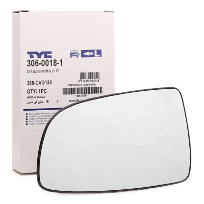 Afbeelding van TYC 306 0018 1 Spiegelglas Links CHEVROLET: Aveo / Kalos Hatchback