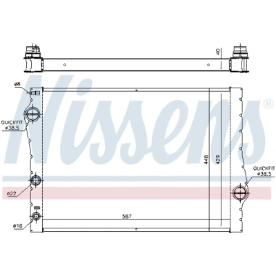 Afbeelding van Nissens Radiateur 60823