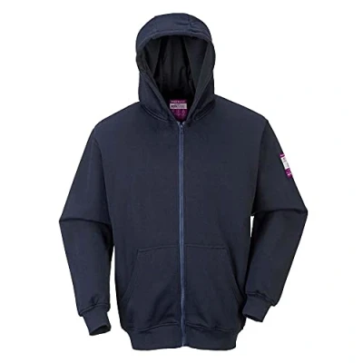 Image de Sweatshirt résistant flamme zippé à capuche FR81 Portwest
