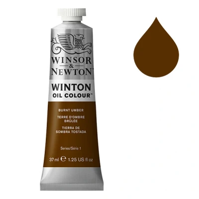 Image de Winsor &amp; Newton Winton peinture à l&#039;huile (37 ml) 076 terre d&#039;ombre brûlée