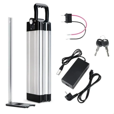 Afbeelding van Pedelec E Bike accu 36 V 18 Ah, geschikt voor motoren 250 W/350 W/500 W/750 W, Moma fiets MiFa Rex Aldi, kan overeenkomen met Phylion/XH370 10J oplader