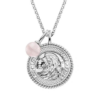 Afbeelding van Engelsrufer Dames Ketting 925 sterling zilverkleurig edelsteen One Size Leeuw 32020117