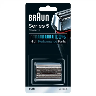Afbeelding van braun 81384830 scheerblad scheerapparaat 52S scheercassette / combipack series 5, KP52S, zilver