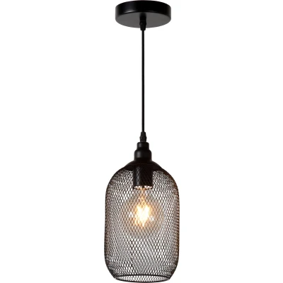 Afbeelding van Lucide MESH Hanglamp 1xE27 Zwart