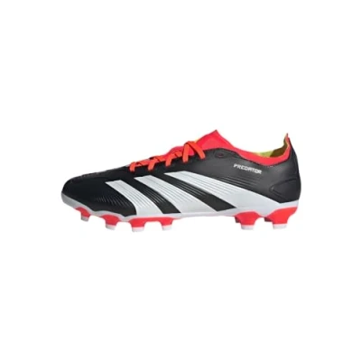 Afbeelding van adidas Performance Predator League LOW MG Voetbalschoenen met Kunststof noppen, Heren, Maat: 42, Core black/footwear white/solar red