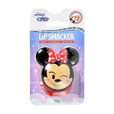 Afbeelding van Lip Smacker Disney Emoji collectie, unieke Minnie Mouse balsem voor kinderen, veilig en kleurloos een natuurlijke afwerking, aardbeienlimonade