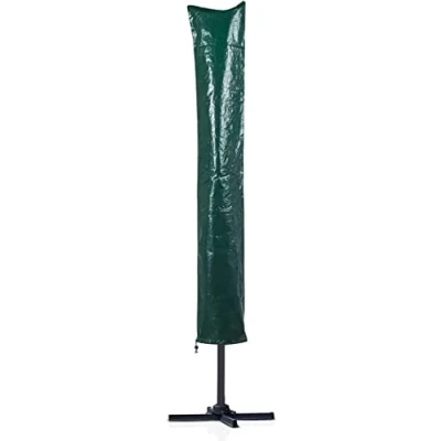 Afbeelding van PATIO PLUS beschermhoes voor tuinparasol, 160 x 24 cm, van polyethyleen, waterdicht, winddicht, groen
