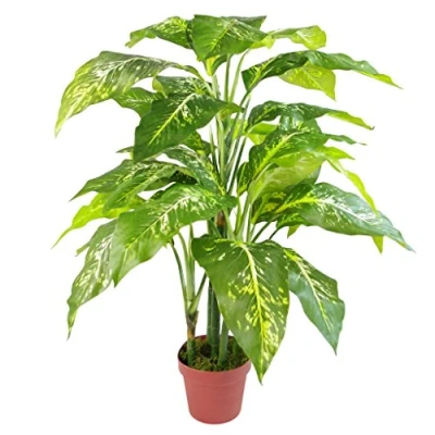 Afbeelding van Leaf Grote kunstboom Aglaonema vos (groenblijvend) 100 cm, materiaalmix, groen