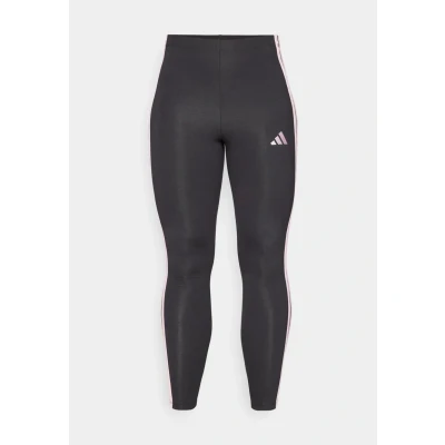 Afbeelding van adidas Sportswear Essentials 3STRIPES Tights, Dames, Maat: Medium, Black/clear pink