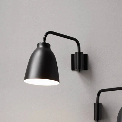 Afbeelding van FRITZ HANSEN Caravaggio wandlamp, zwart