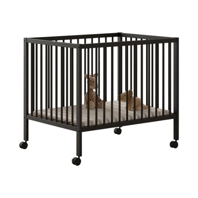 Afbeelding van Vipack Babypark Dino 95 x 75 cm verstelbaar Antraciet beukenhout 75x95