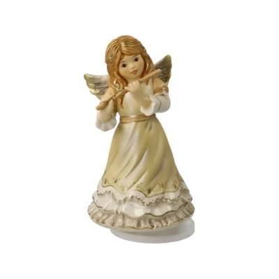 Afbeelding van Goebel Kerst Decoratief beeld Engel Stille nacht Aardewerk 16cm