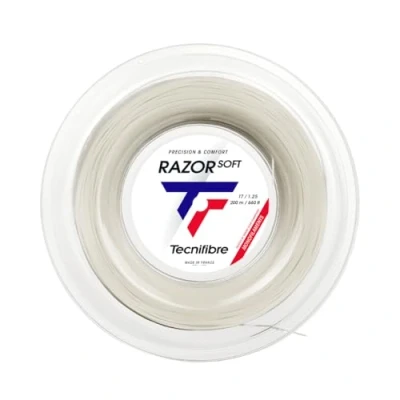 Afbeelding van Tecnifibre Razor Soft Rol 200M Tennissnaar 1.25 Wit