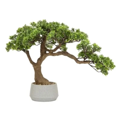Afbeelding van Atmosphera Kunstplant Bonsai met pot 45x32x60cm Groen