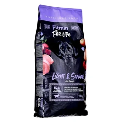Afbeelding van Fitmin For Life Dog Light &amp; Senior 12kg