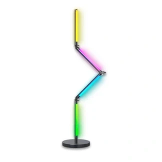 Afbeelding van Calex Gaming Vloerlamp Razer Chroma Compatibel Smart Home RGBIC Synchronisatie voor PC Anti Slip 140cm