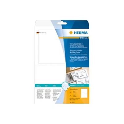 Afbeelding van HERMA 8316 adreslabels Wit