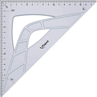 Image de Equerre 45 hypoténuse 26 cm Maped Geometric