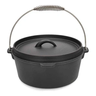 Afbeelding van Dutch Oven Cast Iron Ø 25 x 11 cm (4 liter, Gietijzer)