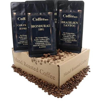 Afbeelding van Coffeenes Arabica gemalen koffie 4 x 125 g koffiepoeder verschillende smaken