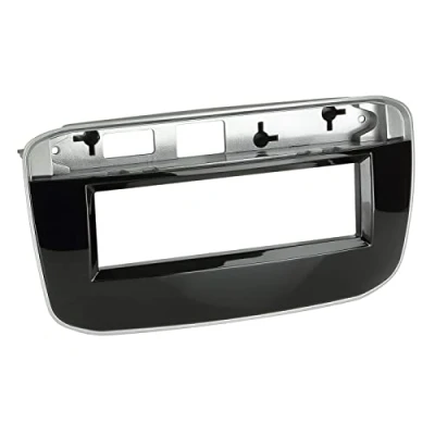 Afbeelding van 1 Din Radiomontageframe Fiat Punto Evo, Abarth (2011 2019) Zwart