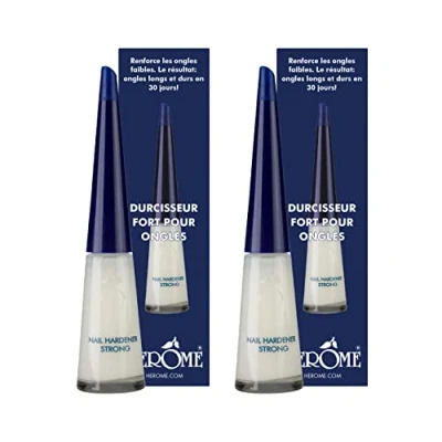 Afbeelding van Herome 2 Pack Nagelverharder en Base Coat Nail Hardener Strong voor Zwakke Gevoelige Nagels 2x10ml
