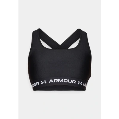 Afbeelding van Under Armour Crossback MID BRA Sportbh met medium support, Dames, Maat: Large, Black/white