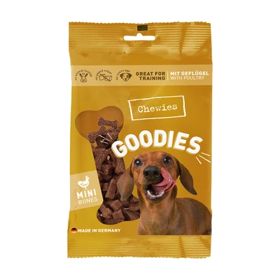 Afbeelding van 125g Mini Botjes (semi moist) Gevogelte Chewies Hondensnacks