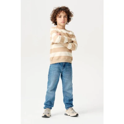 Image de Sweater Lihue Stripe pattern Sand/Nude 92